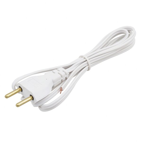 Rabicho 2m Preto Sem Interruptor Abajur Luminária 110/220v - Imagem 4
