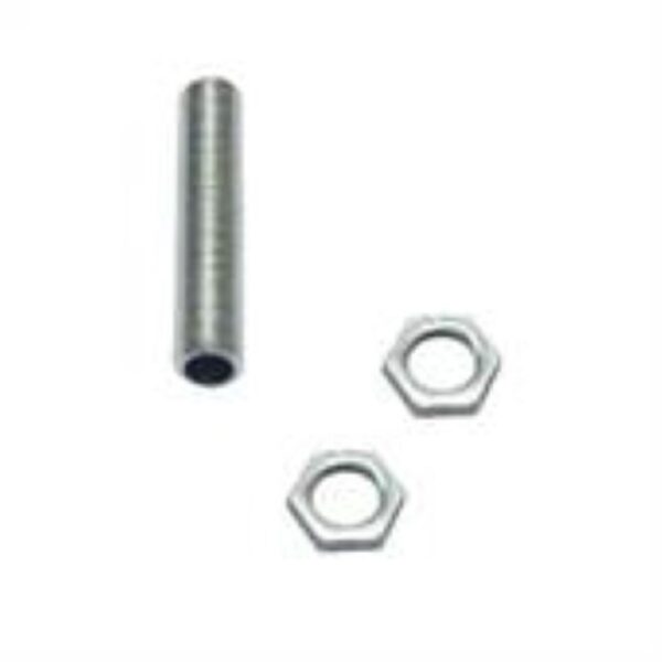 20 Unidades Niples 2,5cm M10 Com Porca M10 Sextavada