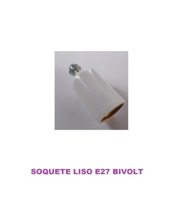 Soquete Liso E27 com Niple 2,5cm M10 - Imagem 7