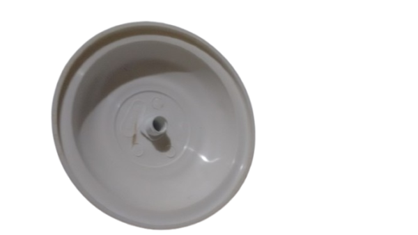 Canopla Teto 10cm Branca Termoplástico - Imagem 2