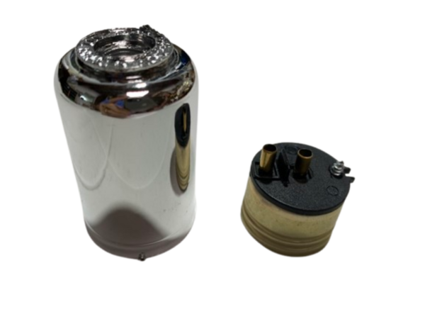 Soquete Liso Cromado E27 Bucha Metal