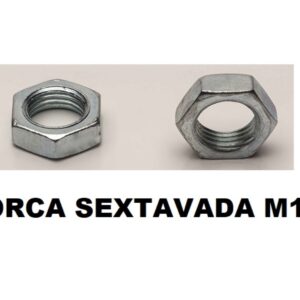 Kit 100 Porcas Sextavadas Ferro Baixa Ideal Para Niples M10