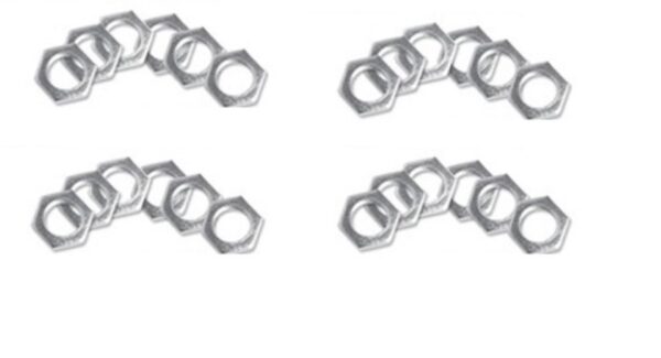 Kit 100 Porcas Sextavadas Ferro Baixa Ideal Para Niples M10 - Imagem 5