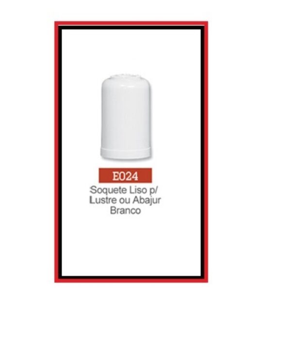 Cx. 20 Soquetes Bocal Liso Preta Lustre Abajur E27 - Imagem 7