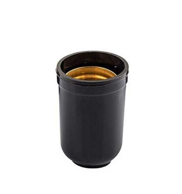 Cx. 20 Soquetes Bocal Liso Preta Lustre Abajur E27