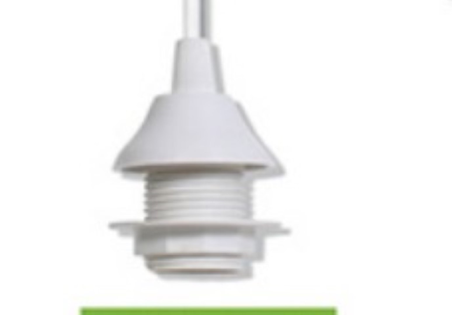 Lindo Pendente Cabo Pp 1m Canopla Termoplástico Preto Bivolt - Imagem 3
