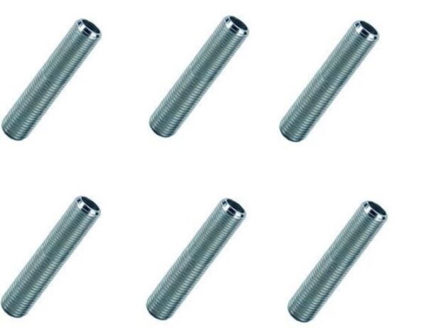 20 Unidades Niples 2,5cm M10 Com Porca M10 Sextavada - Imagem 4